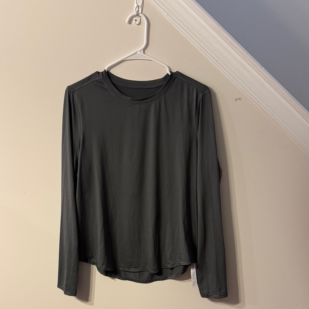 CRZ YOGA Charcoal Long Sleeve Top